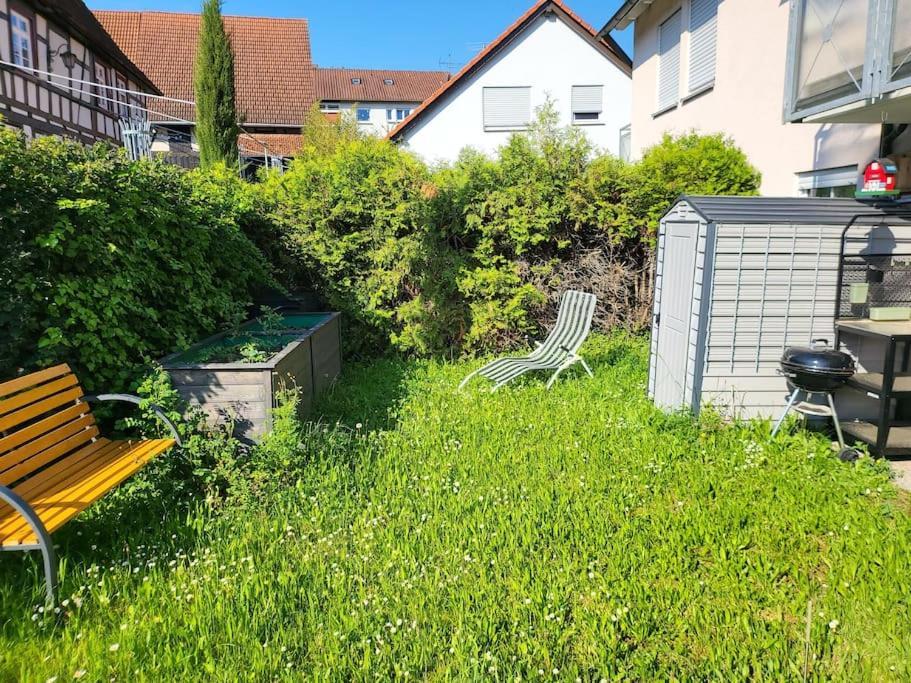 Naehe Stuttgart 1-Zimmer-Wohnung Weinstadt Exterior foto